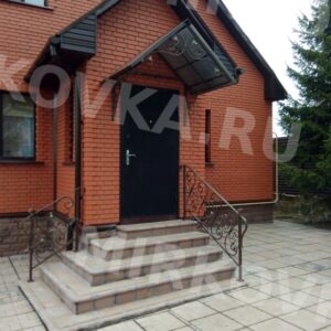 Кованый козырек КК-34