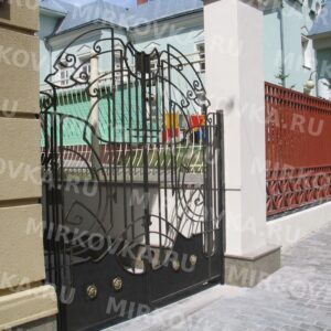 Кованые ворота КВ-14