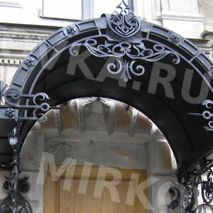 Кованый козырек в церковь ККЦ-7