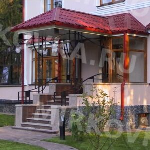 Кованый козырек КК-45