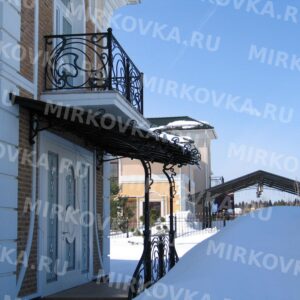 Кованый козырек КК-46