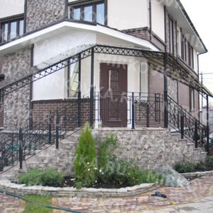 Кованый козырек КК-40