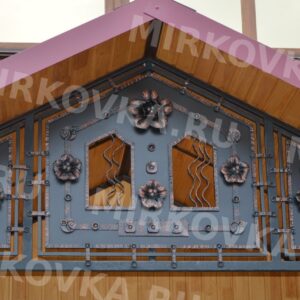 Кованый козырек КК-26
