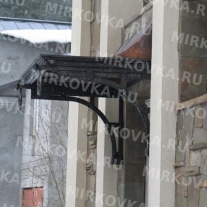 Кованый козырек КК-24