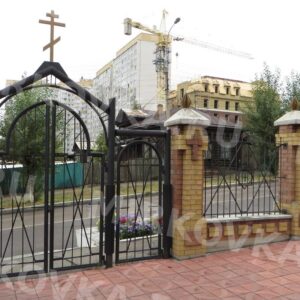 Кованые ворота для храмов КВХ-3