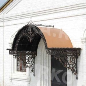 Кованый козырек в церковь ККЦ-1